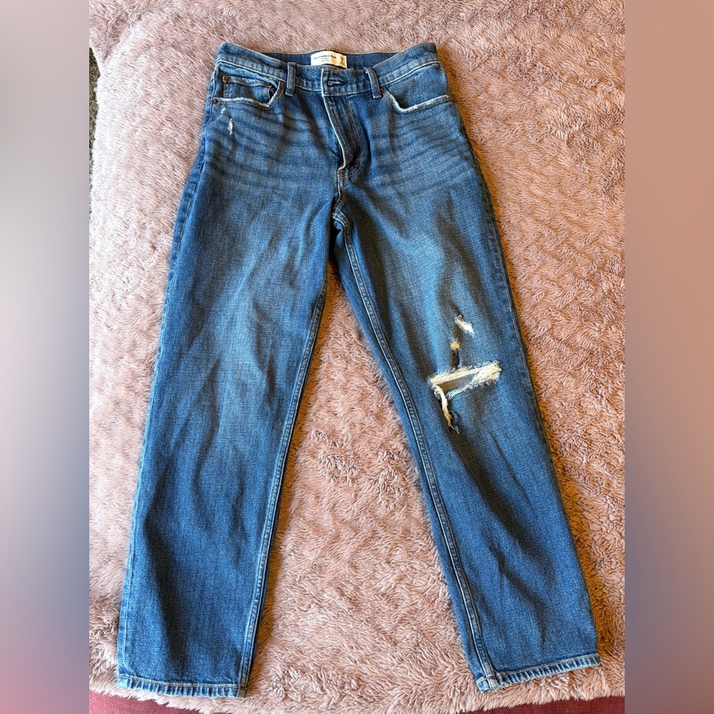 Size 28 Abercrombie & Fitch High Rise Blue Jeans
